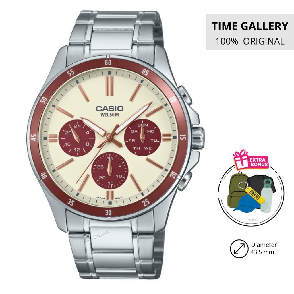 Jam tangan original casio ori mtp-1374d-5a2vdf mtp1374d5a2vdf mtp1374d 5a2 mtp1374 1374