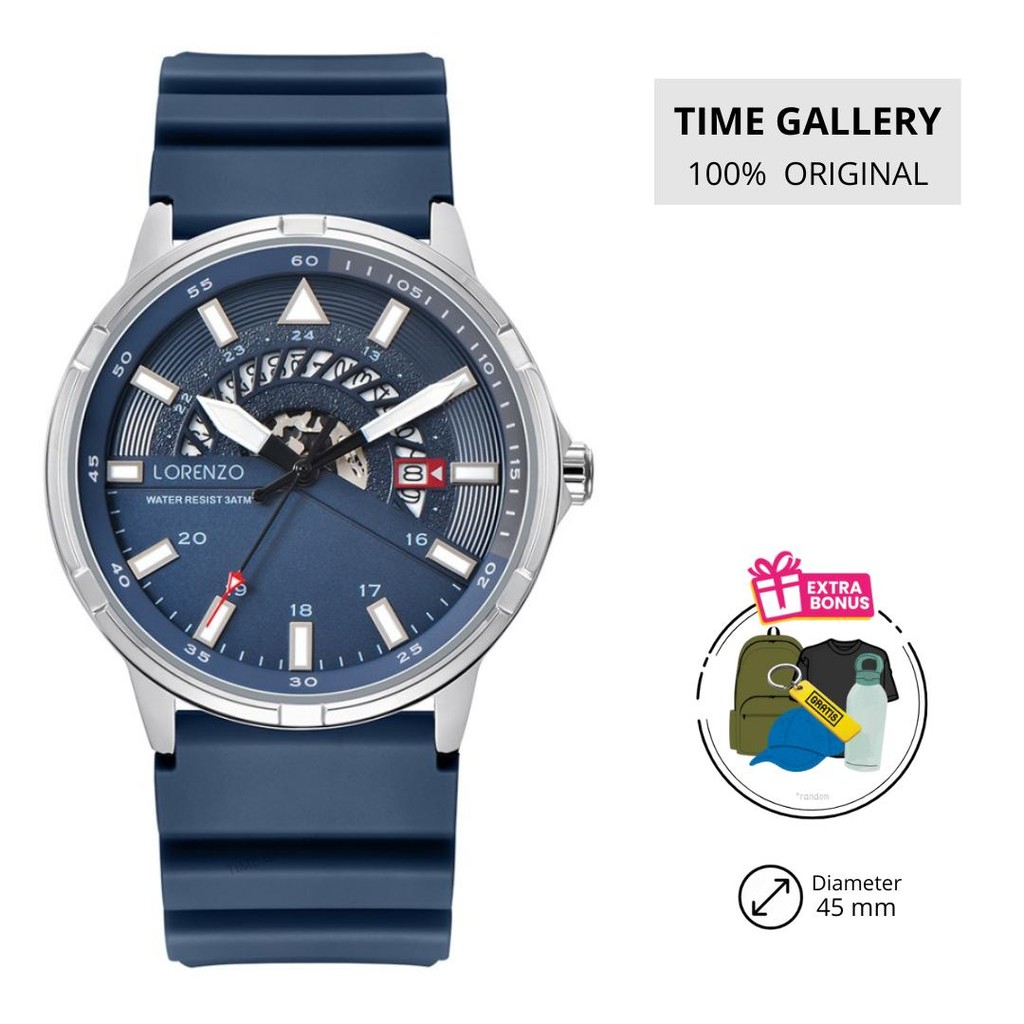 Jam tangan original lorenzo ori r-6106mt ss5 r6106mtss5 r 6106 mtss5 6106m r6106 mtss5 r6106m mt ss5