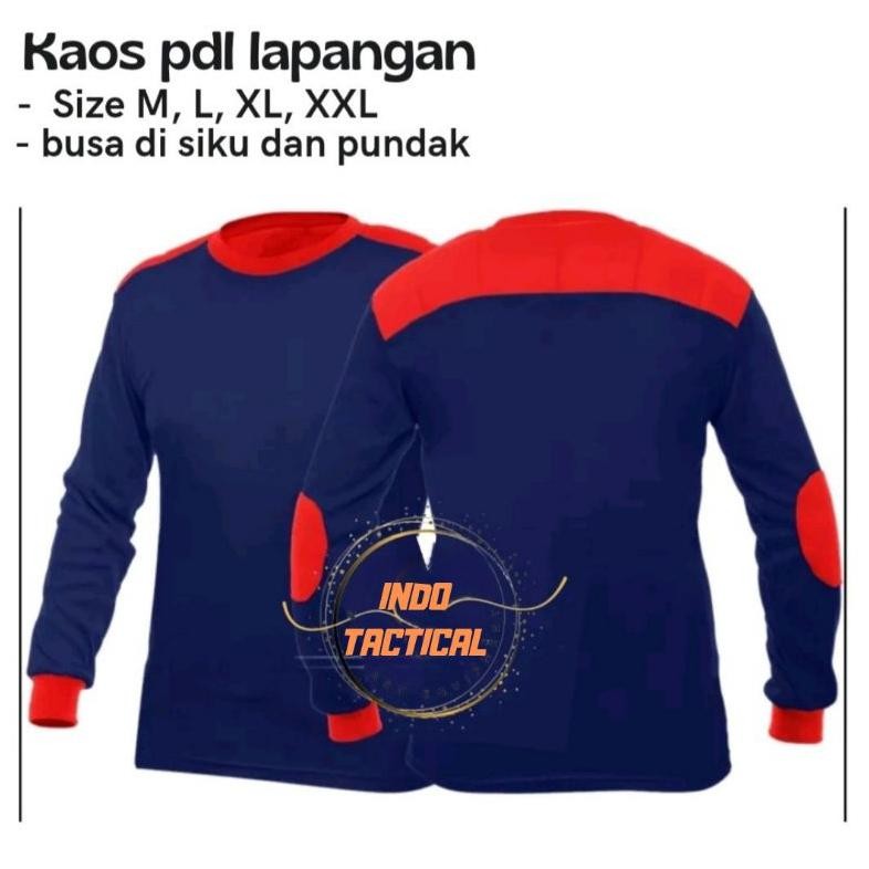 New Grosir Baju Kaos Lapangan PDL Lapangan Polos Pelindung siku busa Termurah, Baju Kaos PDL Lapanga