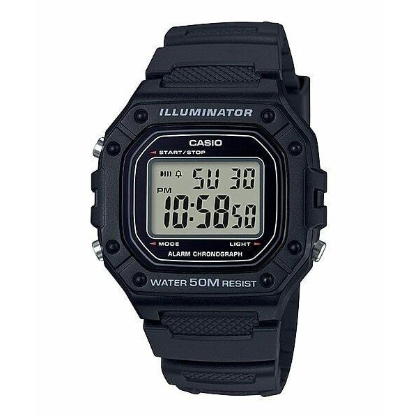 Jam Tangan Casio Original Ori W-218H-1AVDF W218H 1AV 1A 1 218 W218