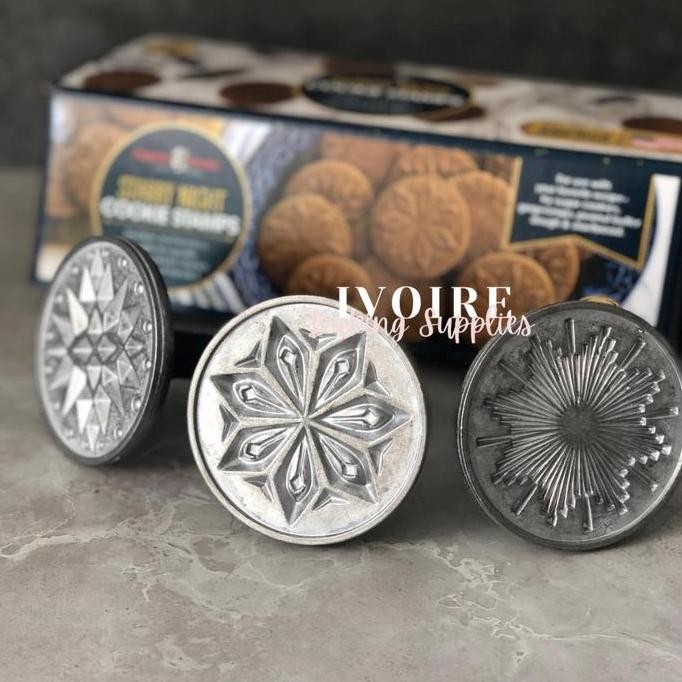 

Nordicware Starry Night Cookie Stamp Set of 3pcs