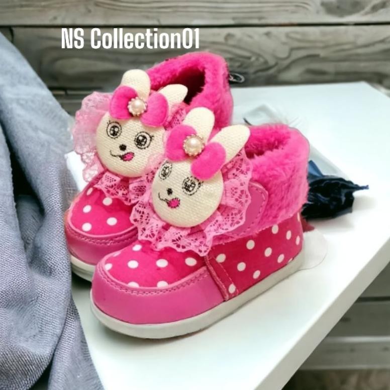 Model Baru Sepatu Pesta Anak Perempuan Bunyi Cit Cit Umur 1-2 Tahun