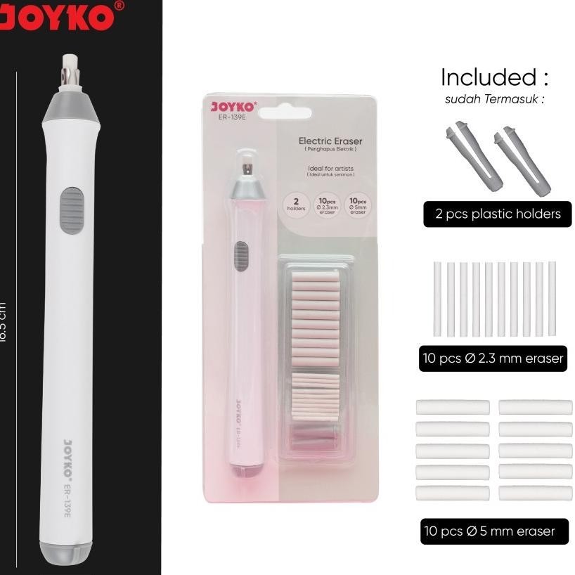

Joyko Er139E Penghapus Elektrik Electric Eraser Free Refill