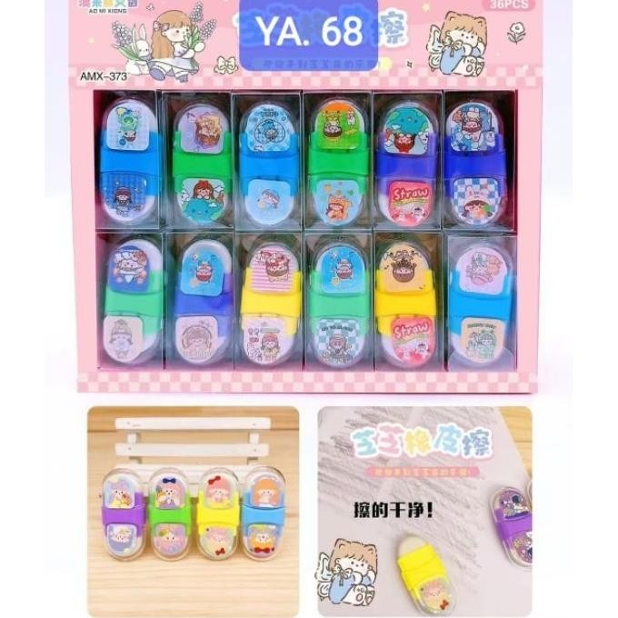 

Penghapus Oval Box Mika Momo 36Pc