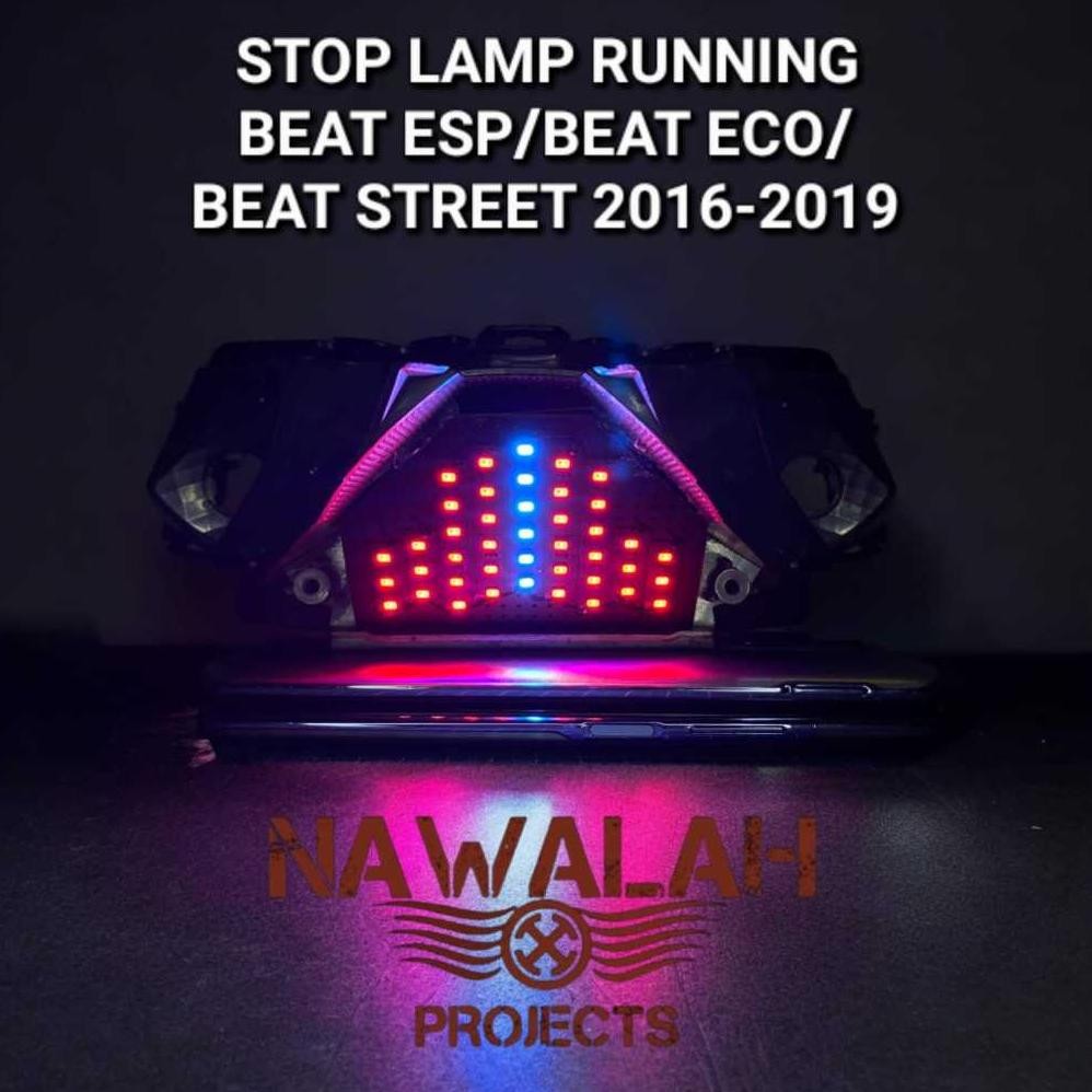 LAMPU REM LAMPU STOP STOPLAMP RUNNING BEAT FI ESP, BEAT STREET 2016-2019