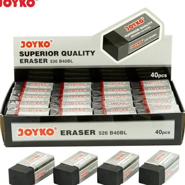 

Penghapus Joyko Kecil Hitam Isi 40Eraser Joyko B40Blhapusan Stip