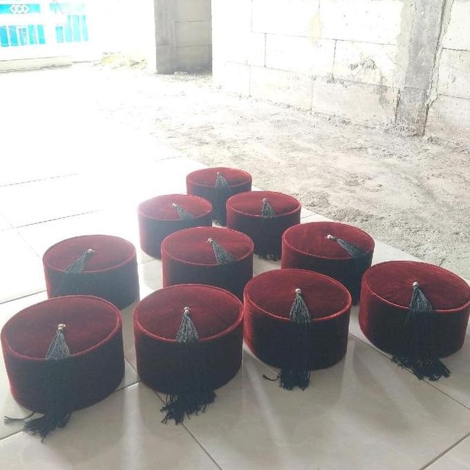 TERBARU Peci otoman/songkok turkey/peci aladin Turki Kopiah Dewasa Pria Muslim Lembut Nyaman Hijau M