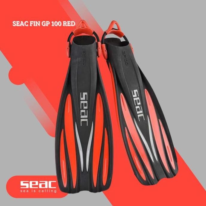 Seac Fin Gp 100 Red / Fin Diving / Scuba Diving