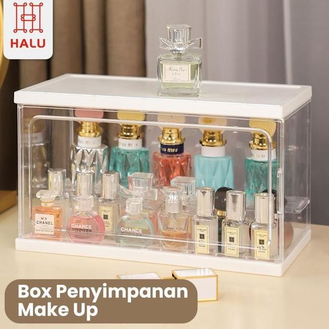 Hot Sale Halu Rak Parfum Acrylic Organizer Tempat Parfum Skincare Makeup Hrm318