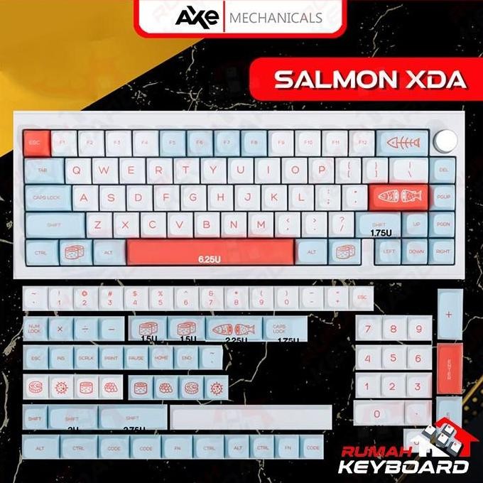 Keycap - Keycaps - Xda - Salmon - Pbt - Dye Sub Co