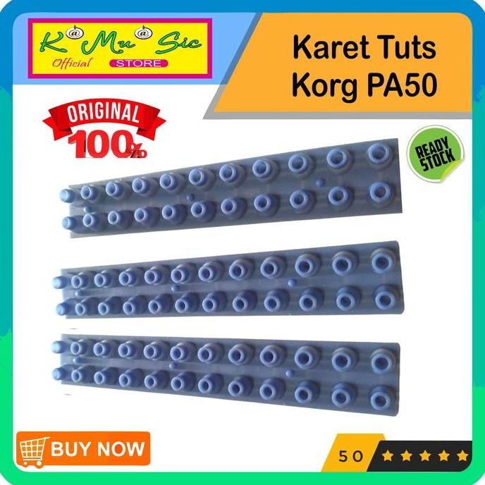 karet tuts keyboard KORG PA 50