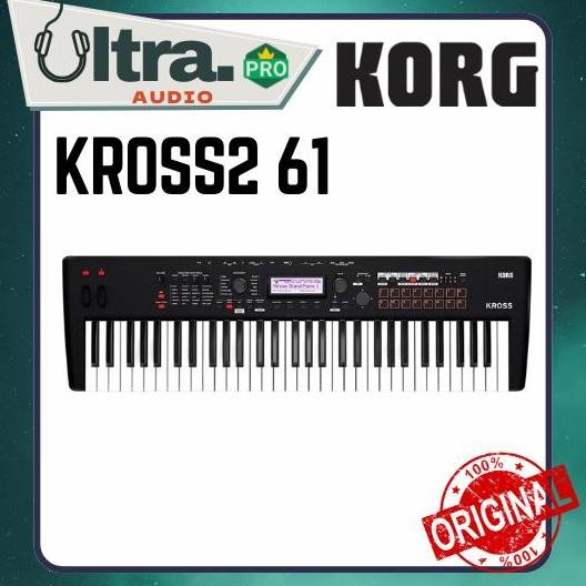 Korg Kross 2-61 / Kross2 / 2 61 61-Key Synthesizer Keyboard Original Resmi Co