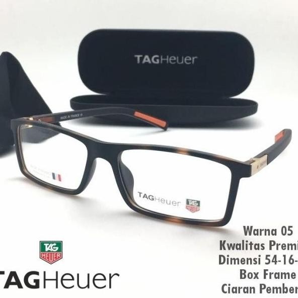 Frame Kaca Mata Pria Tag Heuer 520 Premium Elegan Mewah