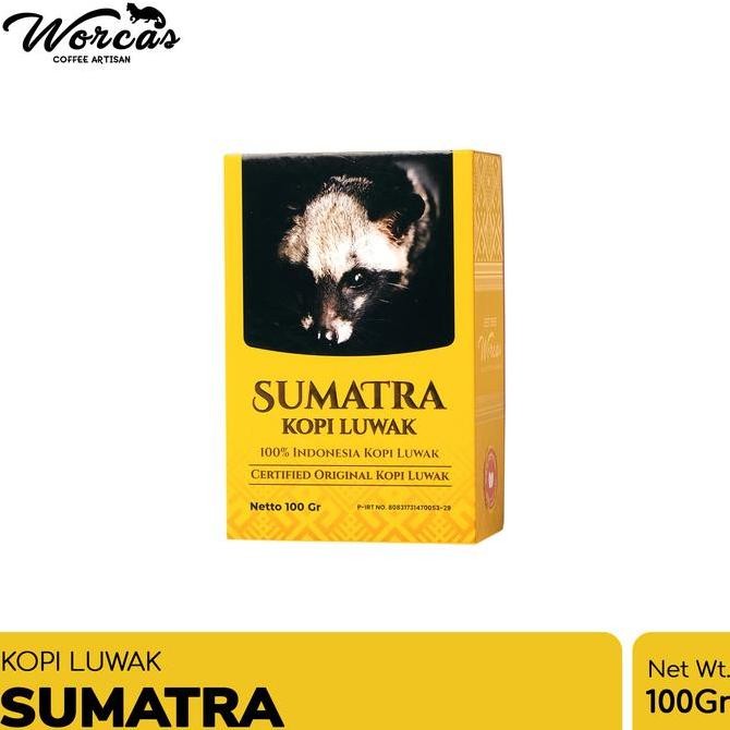 

Worcas Sumatra Luwak Coffee 100Gr - Classic Box