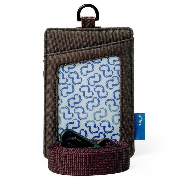 

Hot Wallts Exon - Lanyard Brown Kanvas Kartu Name Tag Id Card Pria Wanita Dompet Cowok As23