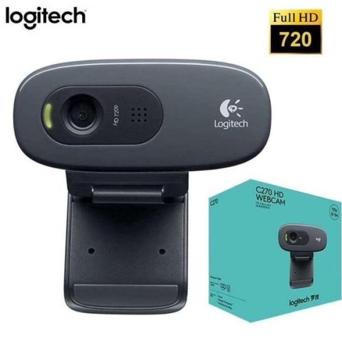 Logitech C270 Hd Webcam For Laptop Pc Co