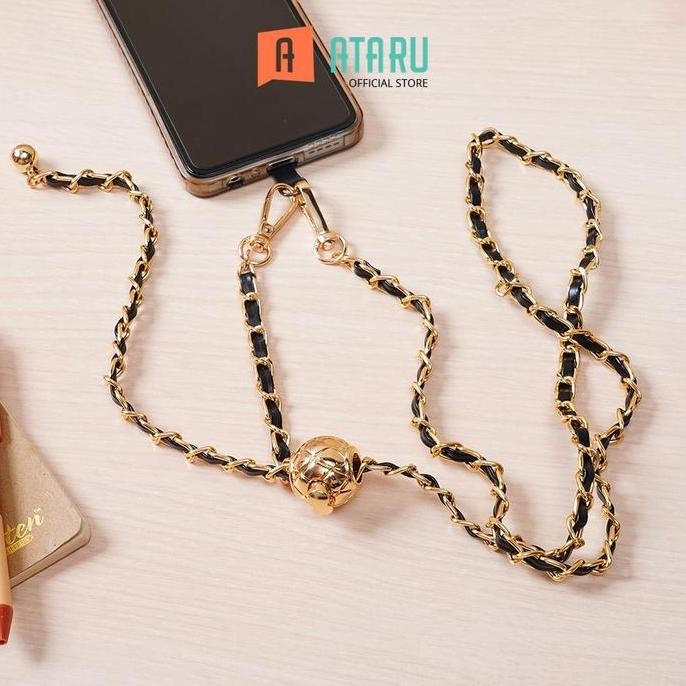 

TERMURAH - Au Lanyard Chain Adjustable - Hitam Tali Leher Name Tag Id Card Kartu Akses Gantungan Tanda Pengenal Tali Gantungan Hp