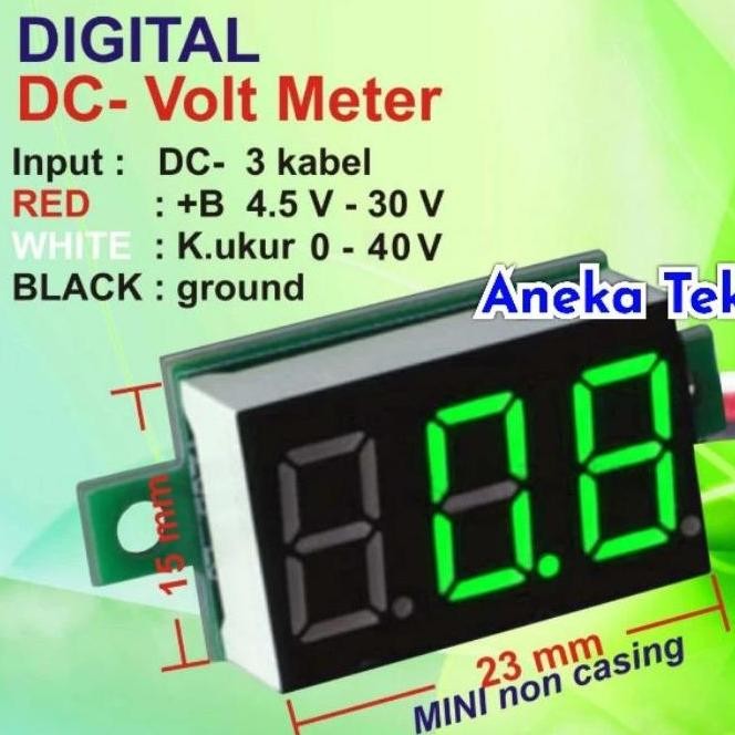 >>>>>] Digital Voltmeter volt meter Digital 0,36 0.36 inch 0 - 100 vdc DC
