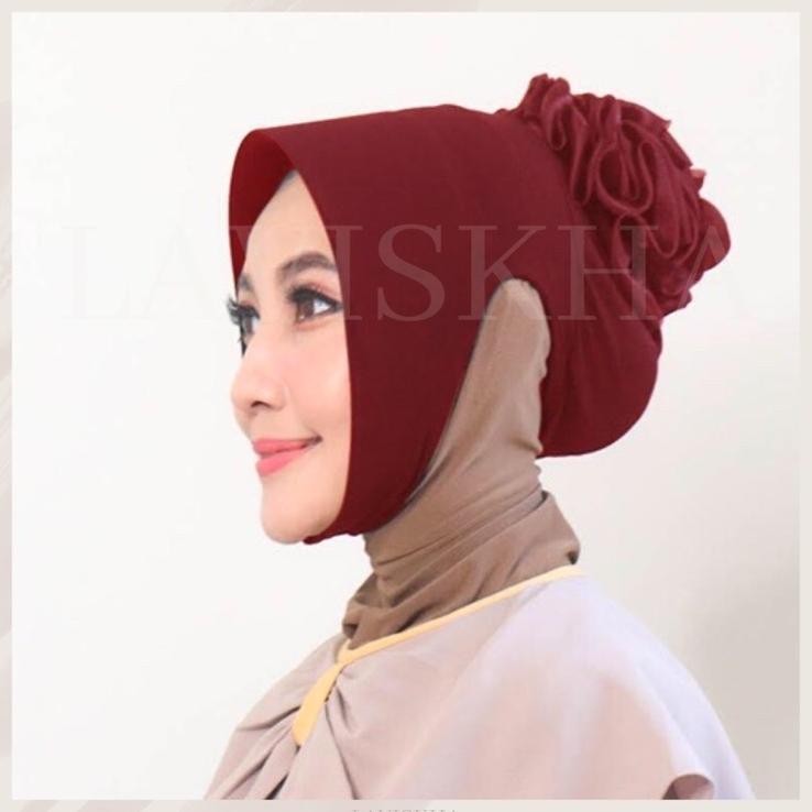 Ciput Anti Budeg Turki Spandeks Antem Marsha Cepol Inner Bunga Brukat Organza Free Mika Pet