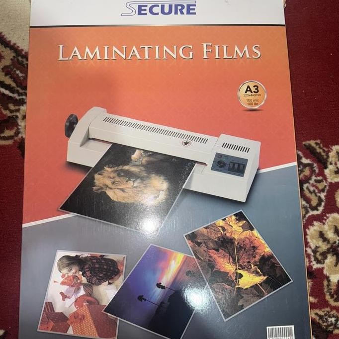 

Secure Plastik Laminating Film A3 Co