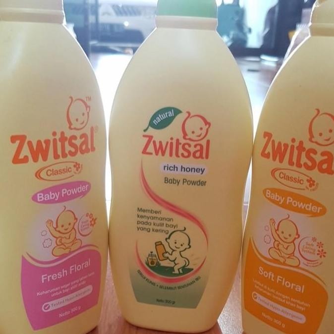 Zwitsal Classic Baby Powder Soft Floral 300gr Bedak 300gr