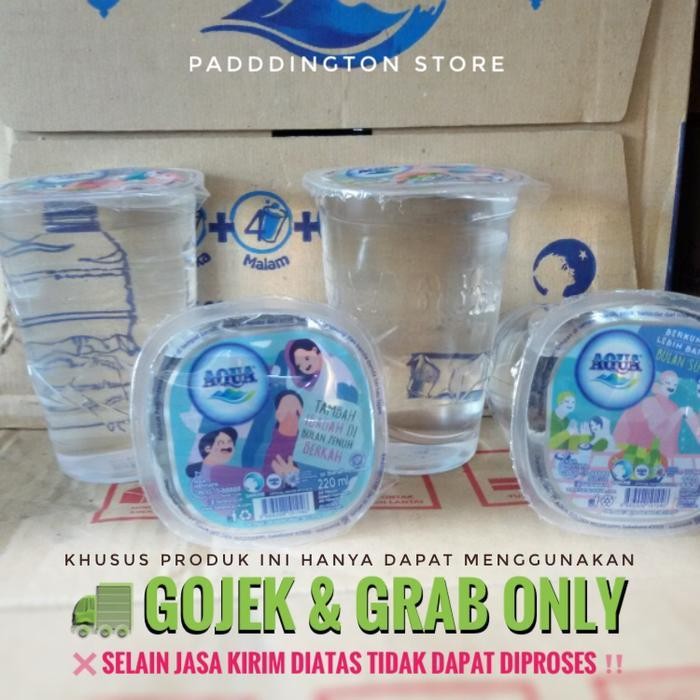 

(Diskon) Aqua Gelas 220 Ml Khusus Gojek Bestseller