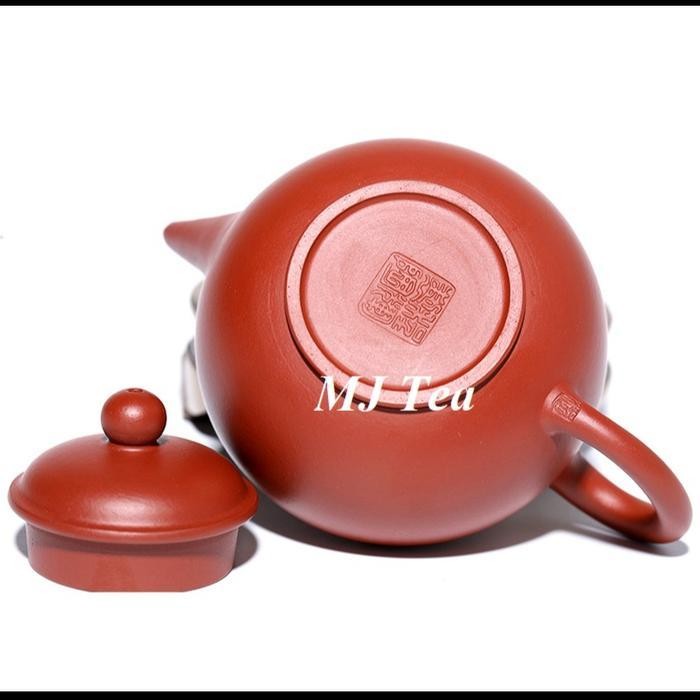 (Diskon) Horizontal Yixing Purple Sand Handmade Teapot Long Mouth - Teko Teh Bestseller