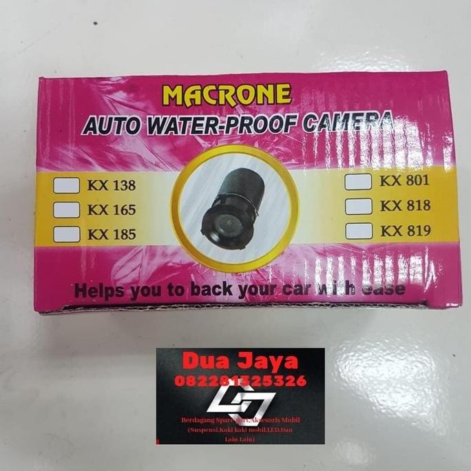 DF167>> Kamera Mobil - Kamera Macrone Depan/Belakang