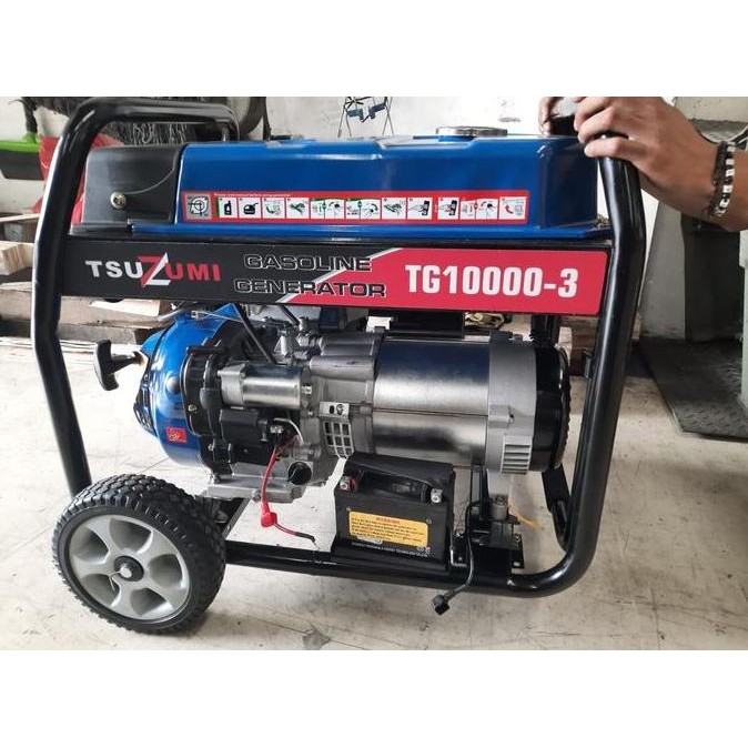 Genset 10 Kva 3 Phase Tsuzumi Tg10000-3 9000 Watt
