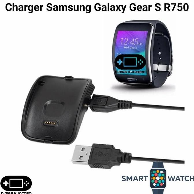 DB140 }} Charger Samsung Galaxy Gear S R750 charging kabel usb dock smartwatch samsung gear s r750
