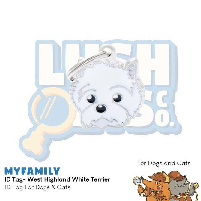 

MyFamily ID Tag- West Highland White Terrier Dog Tag |Personalized Tag