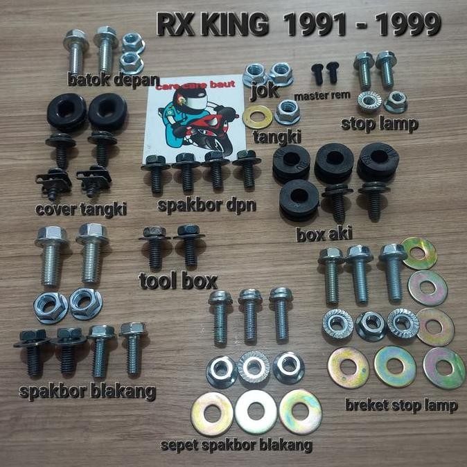 Murah Baut Fuel  Set Body Rx King 1991 -1999