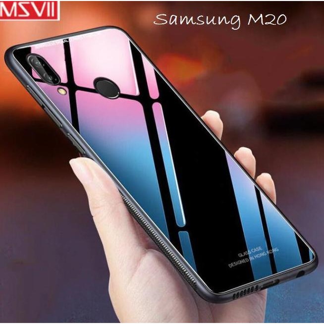DE47 - MSVII Samsung M20 - Color Tempered Glass Case [ORIGINAL]