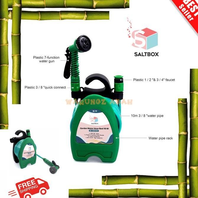 SELANG AIR GULUNG SIRAM TERAS GARASI CUCI MOBIL TANAMAN KEBUN PORTABLE