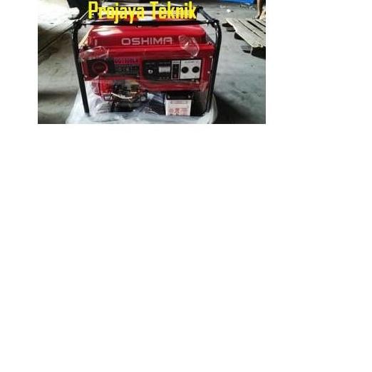 Genset Honda Oshima 7500Lx 5000Watt Stater Elektrik, Roda ,Accu,Baru