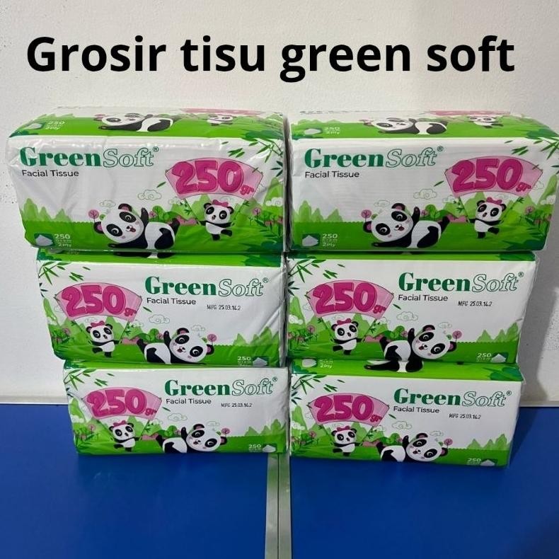 [GROSIR TISU] TISU GREEN SOFT 250 GRAM GROSIR ( 3 PACK, 6 PACK & 10 PACK ) | TISU MURAH HARGA GROSIR