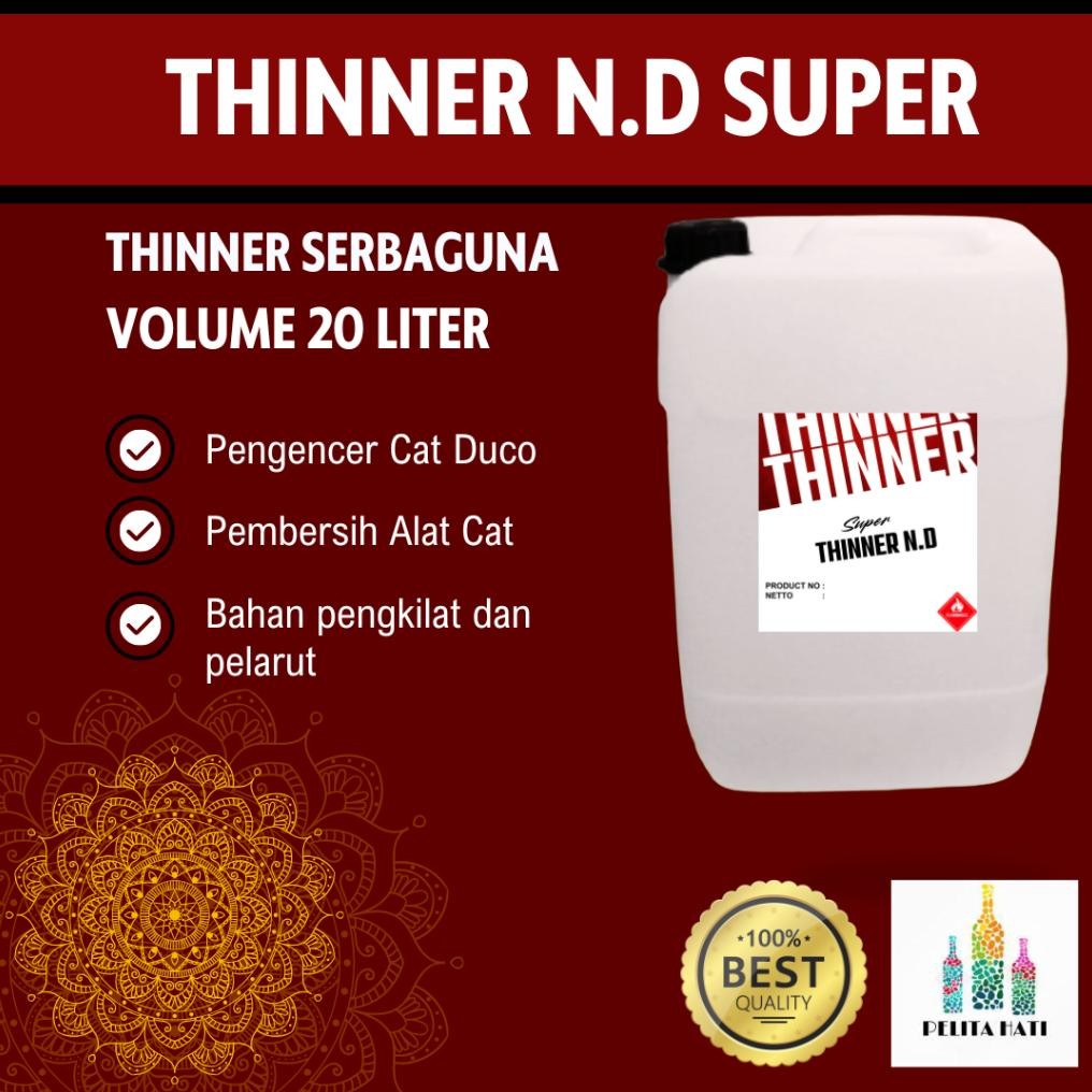Thinner ND SUPER 20 Liter - Thinner Serba Guna aSt