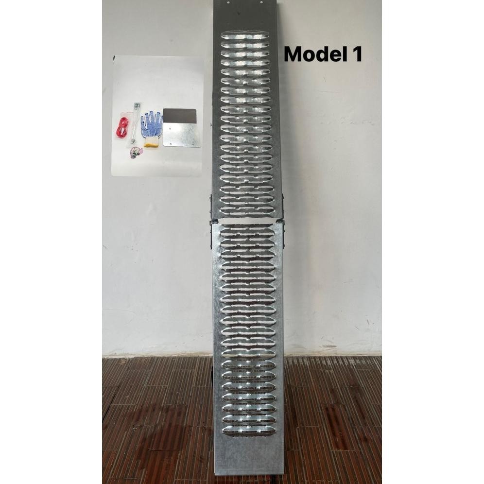 Tangga Motor Lipat 2 hybrid ramp 180cm almu aSt