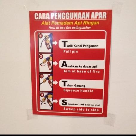 

Fgk-24 Sign Akrilik Cara Penggunaan Apar Fgk-24