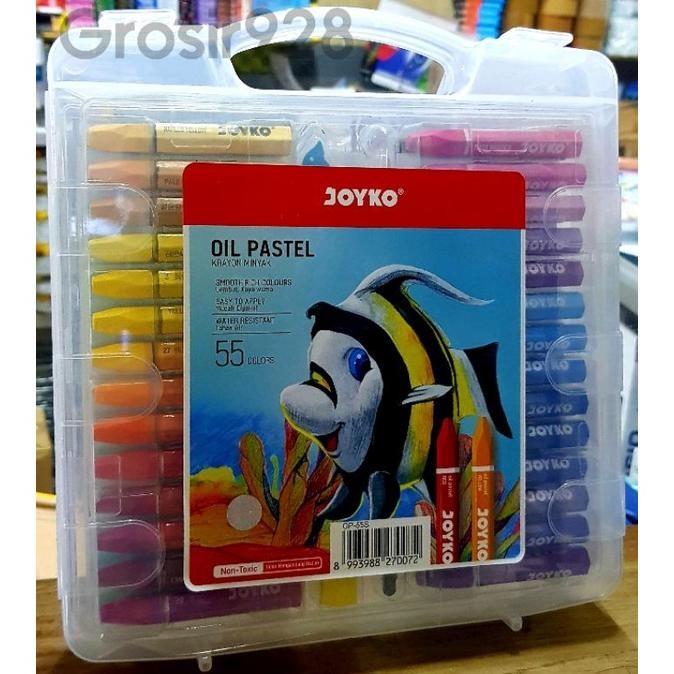

Uj-53 Crayon / Oil Pastel / Krayon Minyak Joyko 55 Warna Uj-53