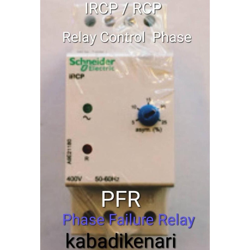 Schneider Ircp / Rcp Relay Control Phase / Pfr Phase Failure Relay Pekan Promo