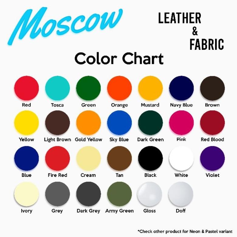 

Big Sale Cat Acrylic/Leather Paint/Cat Tas Kulit/Cat Sepatu Kulit,Dll.(Original Moscow)30 Ml Big Sale