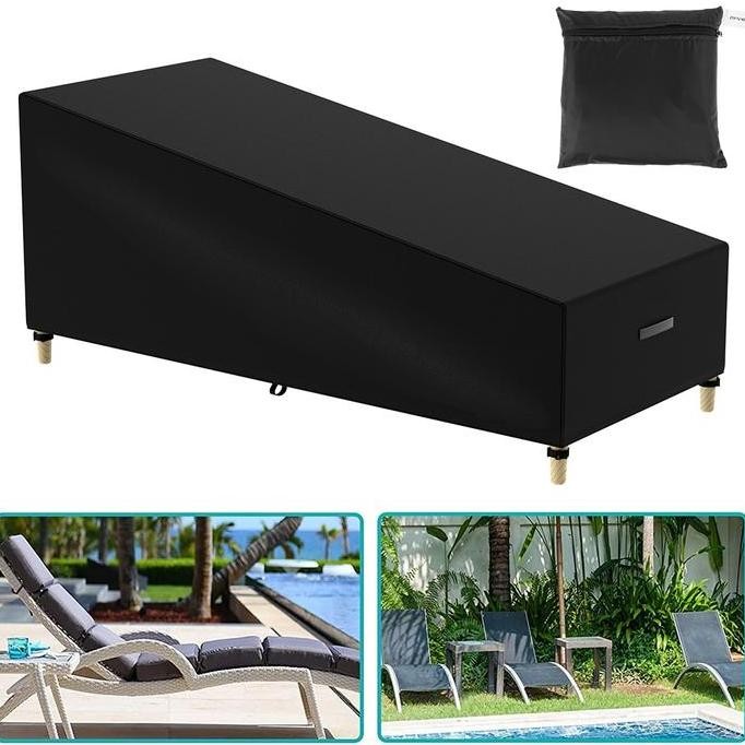 Foldable Outdoor Garden Sunbed Cover Sun Lounger Furniture Waterproof Kualitas Terbaik Harga Termura