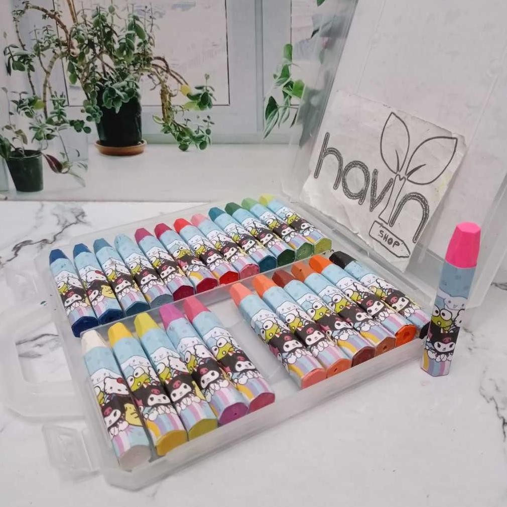 

An85 Crayon 24 Warna/Krayon/Oil Pastel An85