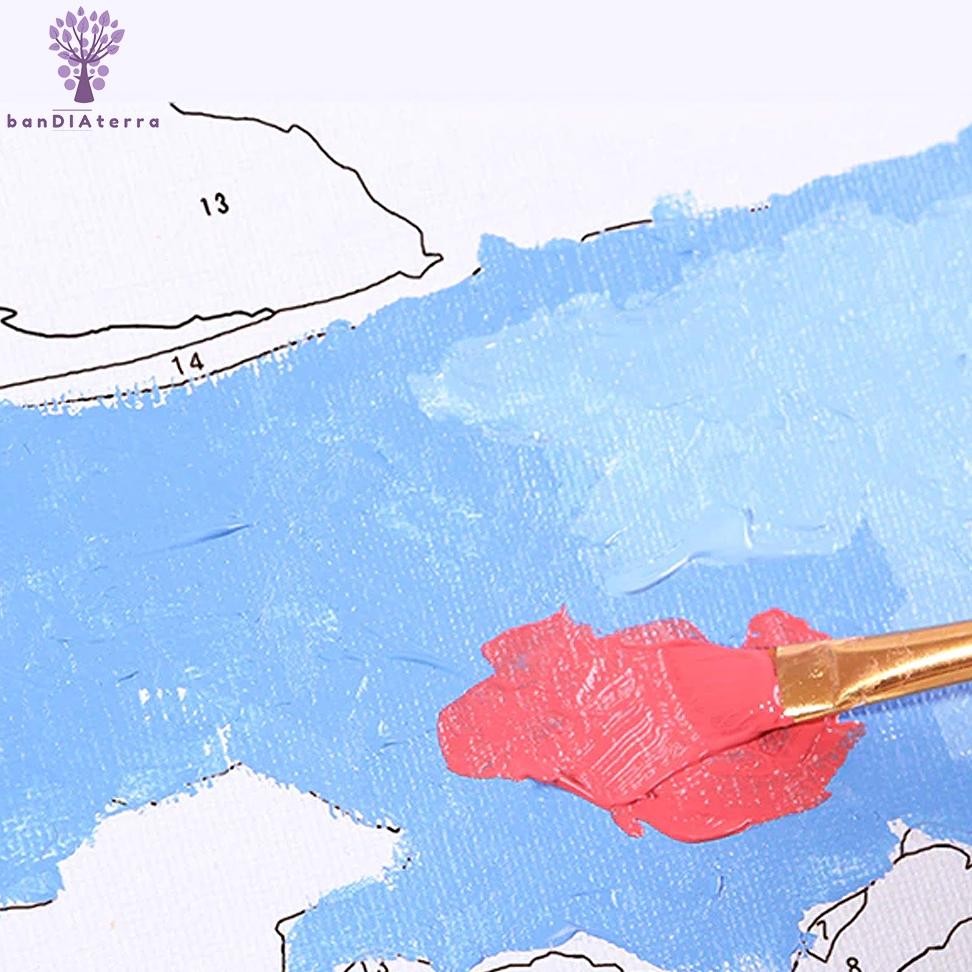 

Un04 Bandiaterra Diy Paint By Number Kit / Painting By Number / Set Alat Lukis Praktis Ukuran 20X20Cm (Varian 1) Un04