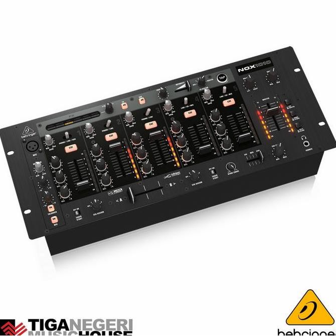 BEHRINGER NOX1010 PREMIUM 5-CHANNEL 19" DJ MIXER ORIGINAL DAN TERPERCAYA