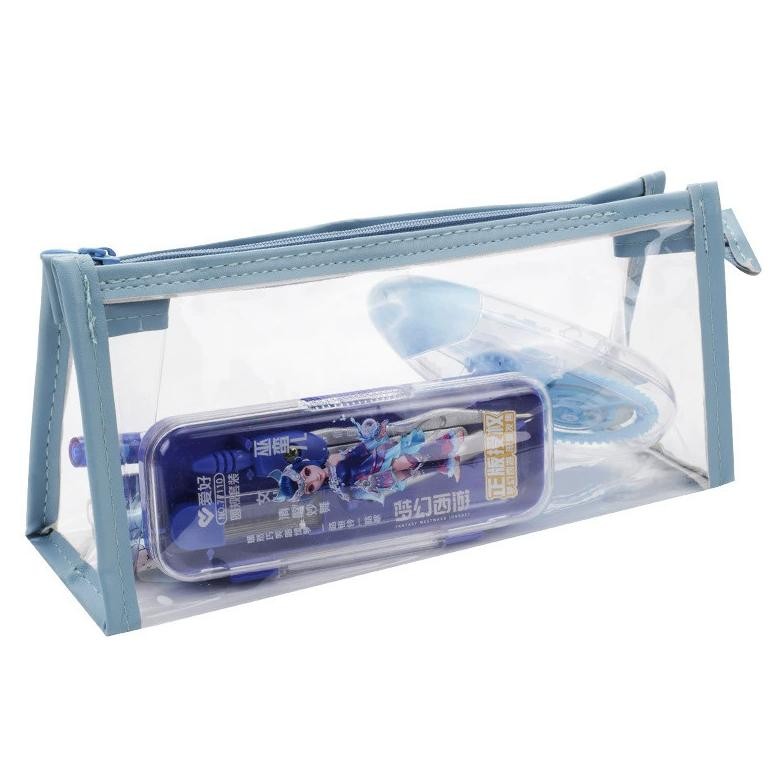 

Hj-64 Winzige Tas Alat Tulis Transparan Kotak Pensil Case Transparan Tempat Pensil Tas Kosmetik Aesthetic Korean Pen Pouch Lucu Stationery Organizer Pencil Case Large Alat Tulis School Supplies