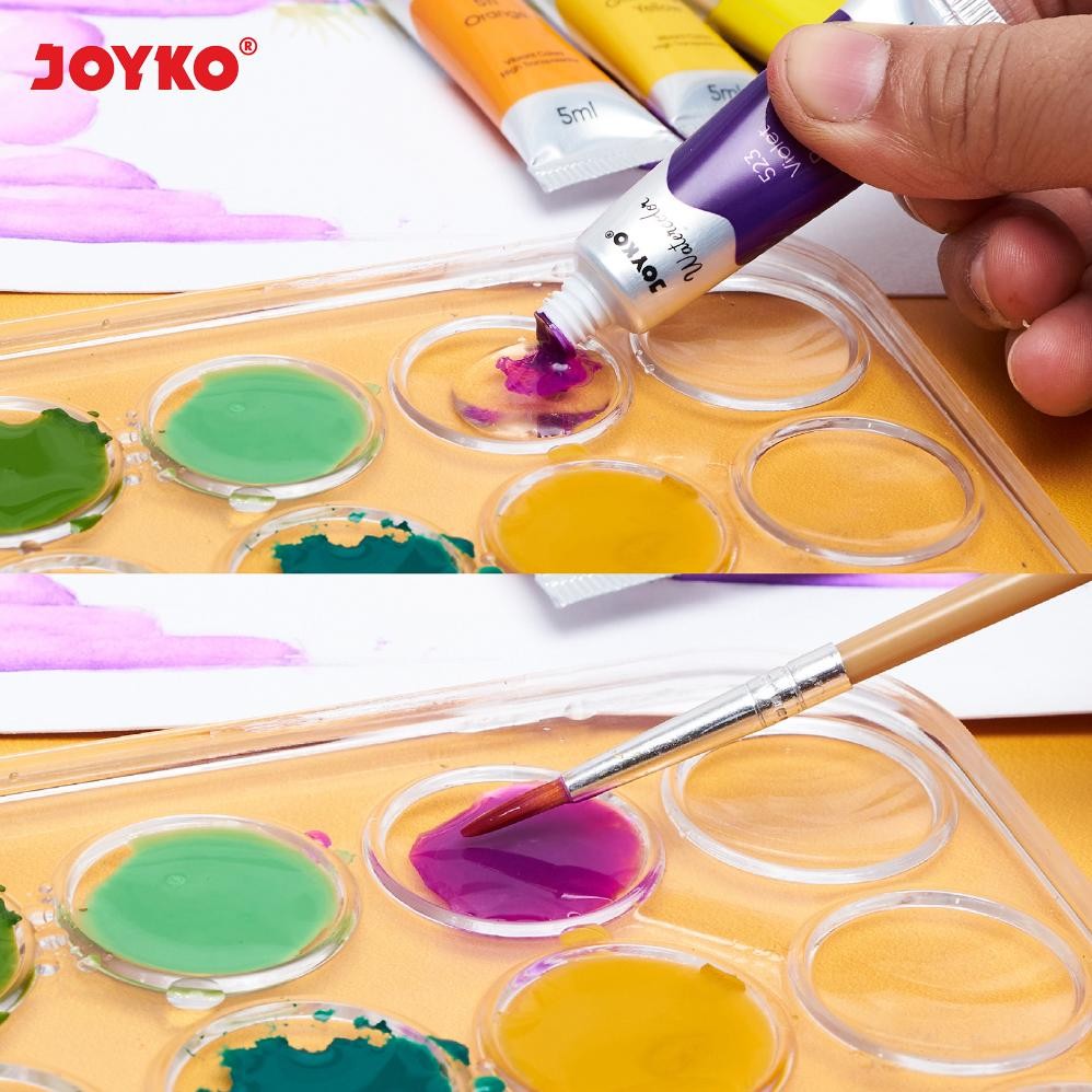 

Gv23 Joyko Watercolour Set Cat Air Joyko Lukis Watercolor 12 24 Warna Wc-4 Gv23