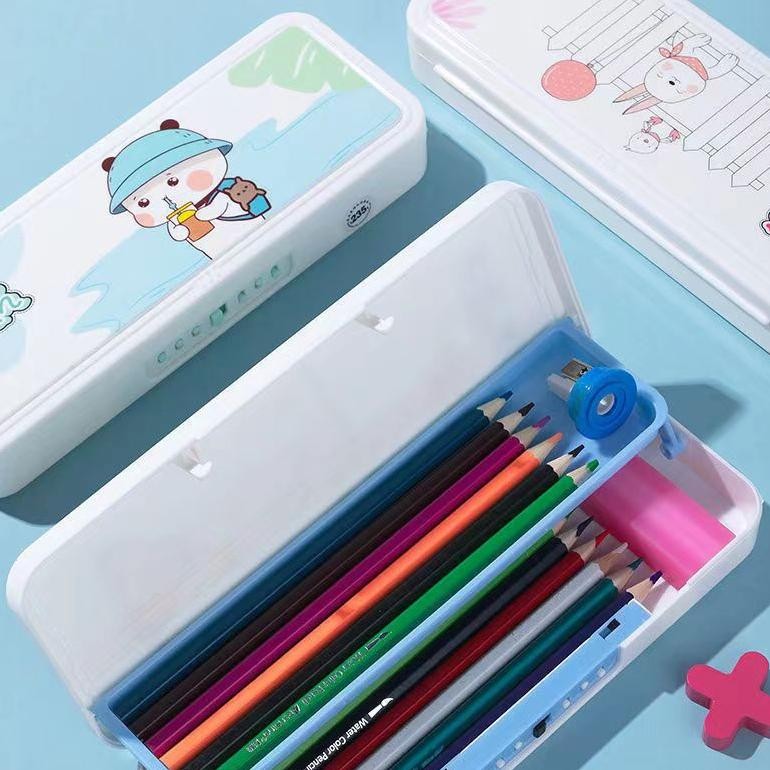 

Ad-532 Tempat Pensil Kata Sandi Dua Lapis/Tempat Pensil Berkapasitas Besar/Tempat Pensil Kata Sandi Anak Ad-532