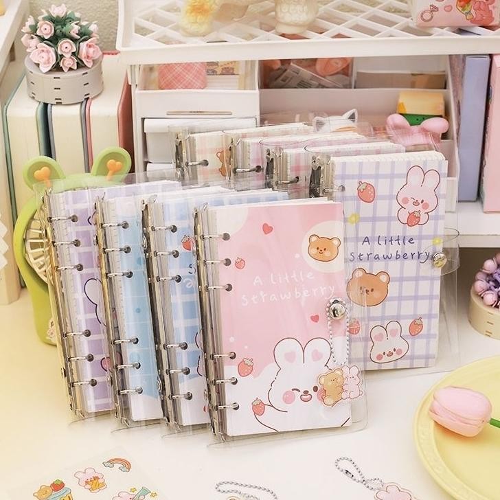 

Buku Binder 100 Halaman Paket Stiker Dan Gantungan Kunci 6 Ring Ukuran A6 Buku Binder Stiker Buku Binder Cute Buku Binder Gantungan Kunci Buku Binder Beruang Buku Binder Kelinci
